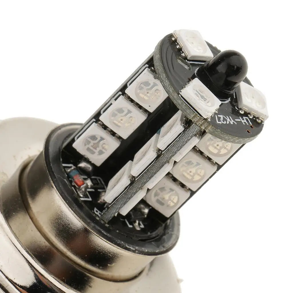 Multicolor LED Fog Light Remote Headlamp Dual Color Bulb for Car Fog Lamp DIY Direct Replacement