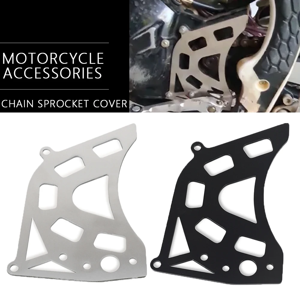 For Loncin MT250 MT 250 Motorcycle Accessories Front chain sprocket cover protection For kayo KT250 For hengjian 2 stroke DT230