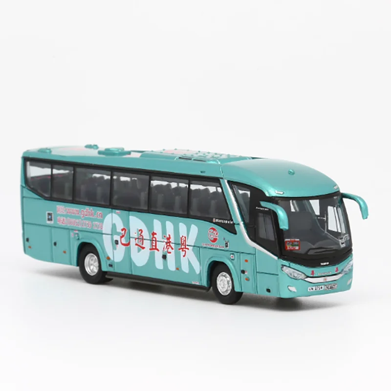 1/120 حافلة هونج كونج عبر الحدود اتصال مباشر بين قوانغدونغ وهونغ كونغ/سنغافورة B12A03 eBUS نموذج سبيكة هدية