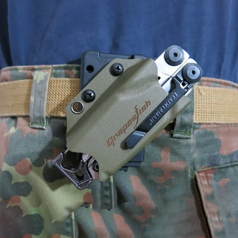 Imagem -06 - Kydex Bainha Faca Edc Ferramenta Scabbards k Case para Leatherman Sinal Quick Draw Pull Waist Clip Bolsa Cover Tactical 1pc