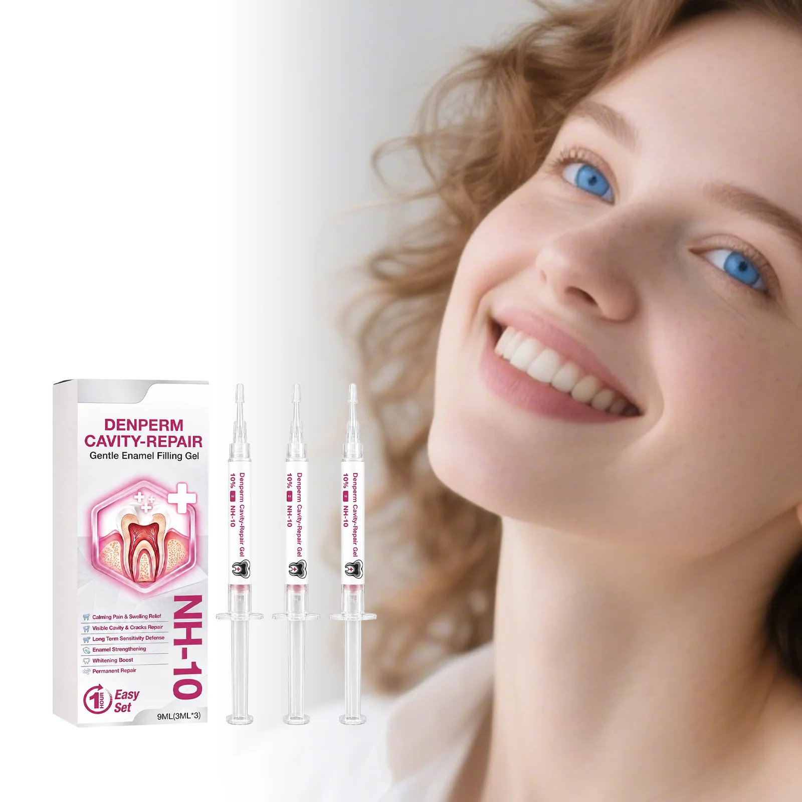 Enamel Protection Gel, Mild Smooth Texture Oral Care Gel for Tooth Surface Care, Surface Finishing & Long-Lasting Shield