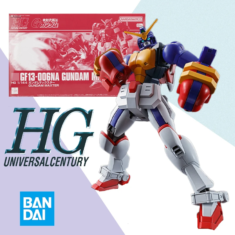 

In Stock HG 1/144 Bandai Original box GF13-006NA GUNDAM MAXTER Aninm full Action Assembly Figure Model Toy Gifts for kids