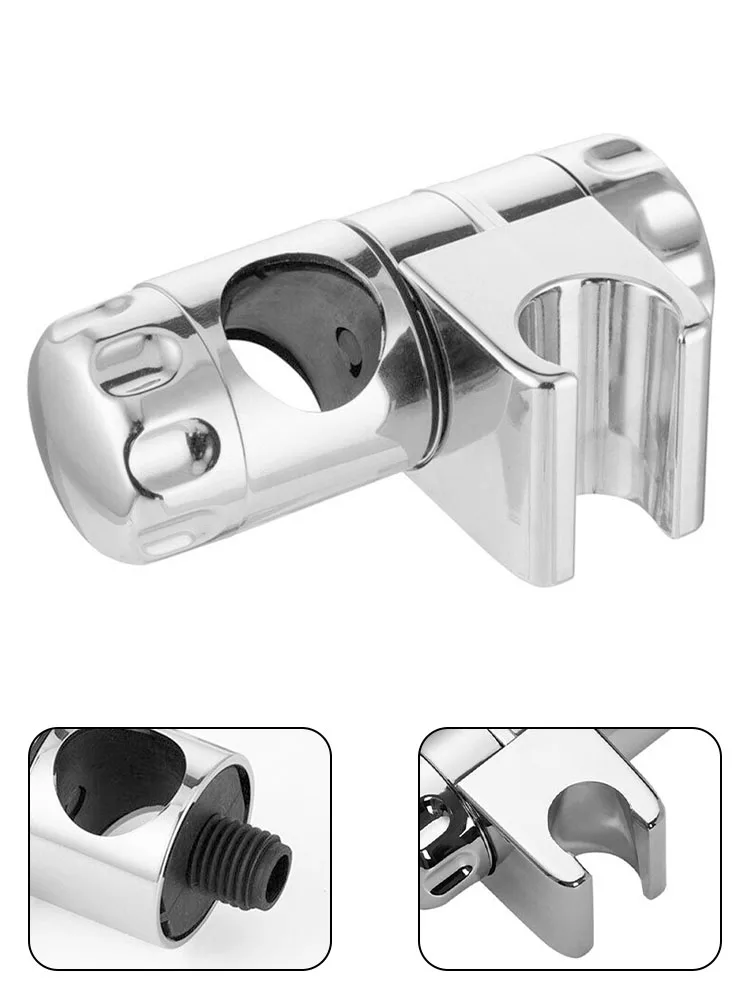 Picture 6: 25mm Adjustable Shower Head Holder Shower Bracket Shower Holder Clamp Showerhead Rail Slide Bracket Bathroom Accessories