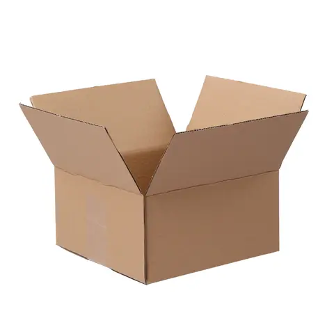 100Pcs 8x8x4 Inch 2.6mm Thick Brown Kraft Corrugated Shipping Boxes Small Cardboard Mailer Boxes for E-commerce Shipping Packaging Storage