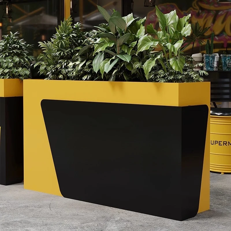 

Flower bed partition creative fence combination flower box flower slot office Internet celebrity outdoor indoor stand