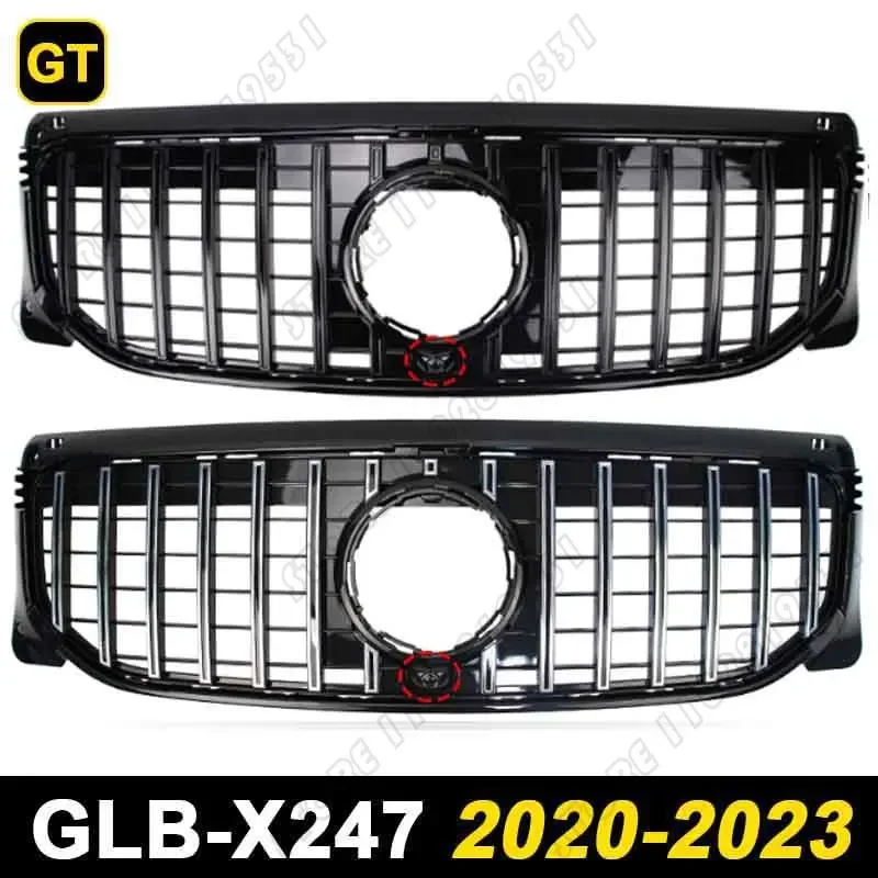 for X247 GLB 2020-2023 2024+ Mercedes Benz GLB180 GLB200 GLB220 GLB250 GT STAR Bumper Mesh Racing Grille