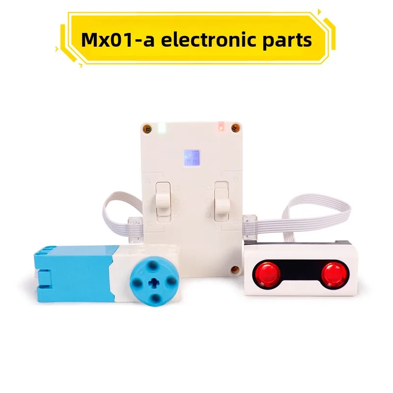 STEM45678 piezas técnicas programación multitecnología estudiante educativo aprender bloques de construcción función de potencia conjunto para niños juguete