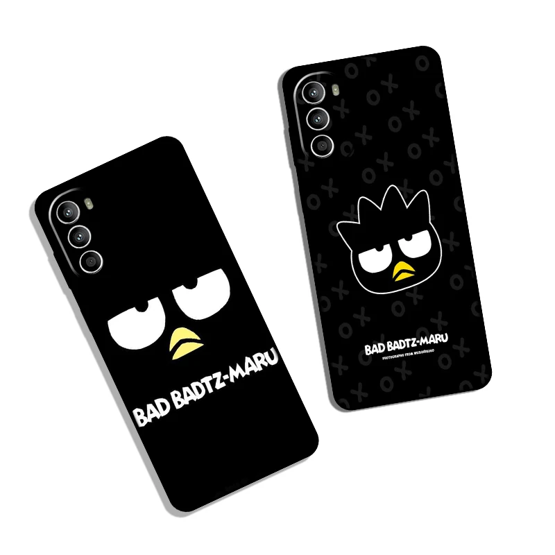 MINISO BADBADTZ MARU Soft shell phone case for Moto G9 G10 G20 G30 G22 G23 G50 G52 G53 G73 G82 G60S G60 G40 G51 G41 G31 G71 G42