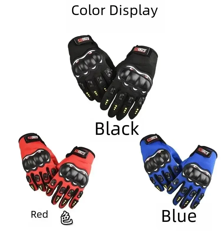 Voll finger Motorrad handschuhe Männer Touchscreen Outdoor Offroad Sport Fahrrads chutz Anti-Fall Motorrad Finger handschuhe