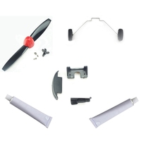 Paets set For XK A430S A430 A-430 RC Plane Spare Parts XK A430S A430 Rotor+Landing geat+Plastic group+2 Foam glue