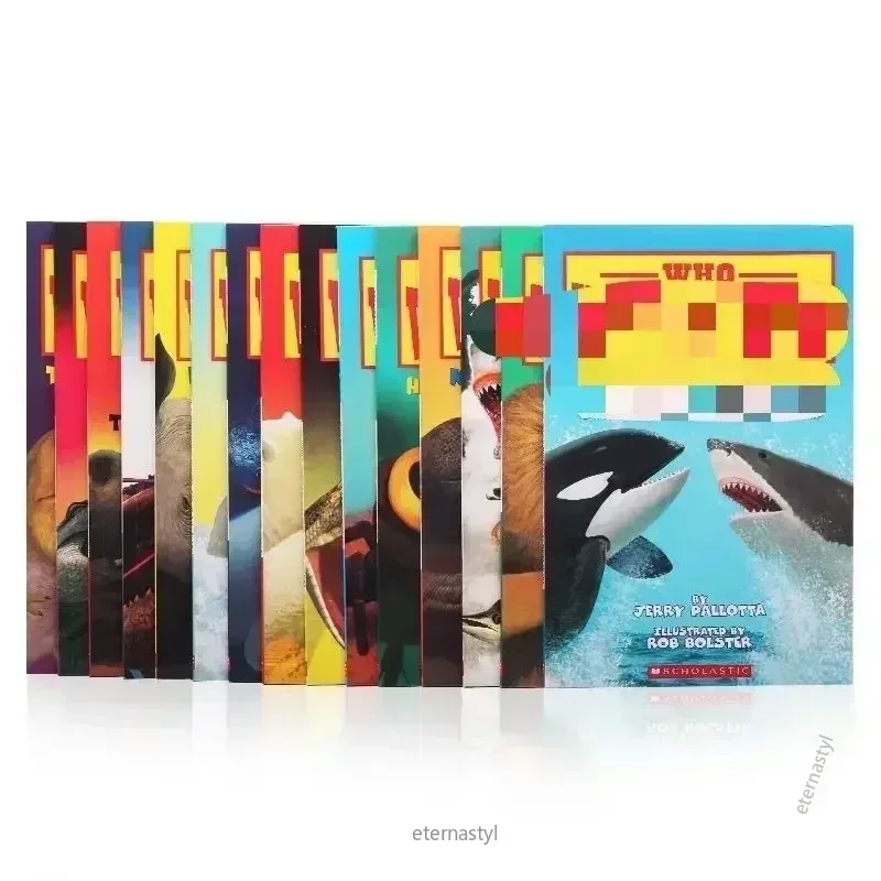 Books of24 Books/set WHO WOULD WIN? Scholastic Kids English Picture Book Graded Reading Early Education Children Gift 5-12 Years