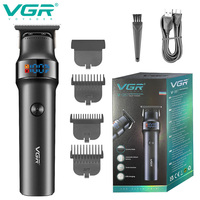VGR Professional Beard Hair Trimmer For Men Electric Hair Clipper Waterproof Facial Trimer Haircut Machine Rechargeable V-987