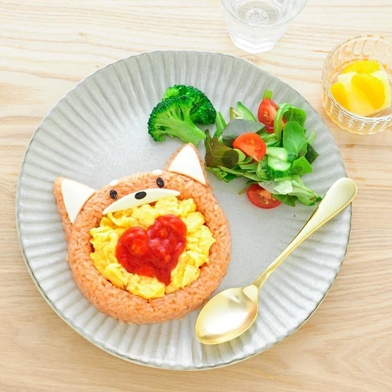 1Pcs Cute Cartoon Cat Bear Sushi Nori Rice Mold Decor Cutter Bento Maker Sandwich DIY Tool Kitchen Accessorie