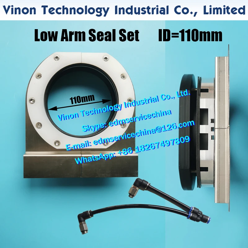 Chmer Unterarmdichtungssatz ID=110mm mit Gelenken, EDM Unterarm-Wasserstopp-Ring-Dichtvorrichtung für Chmer Modell GX640L G64S 430.. – Detail 1