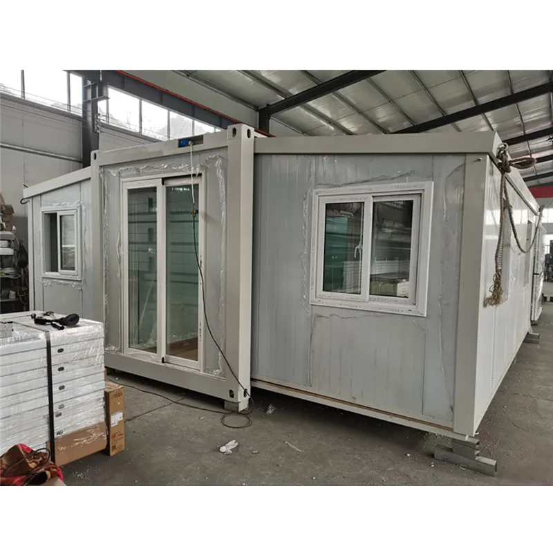 Foldable Garden Prefab 1Set Tropicale Glass Green Double Storey Mobile House
