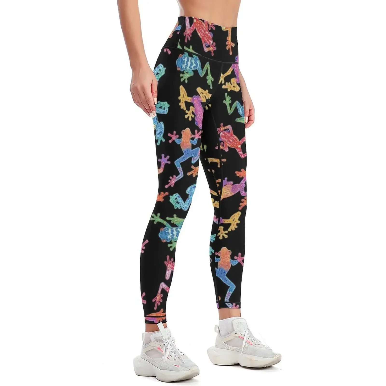 Frogs Leggings Sports female Women's sports gym clothing sport pants Womens Leggings