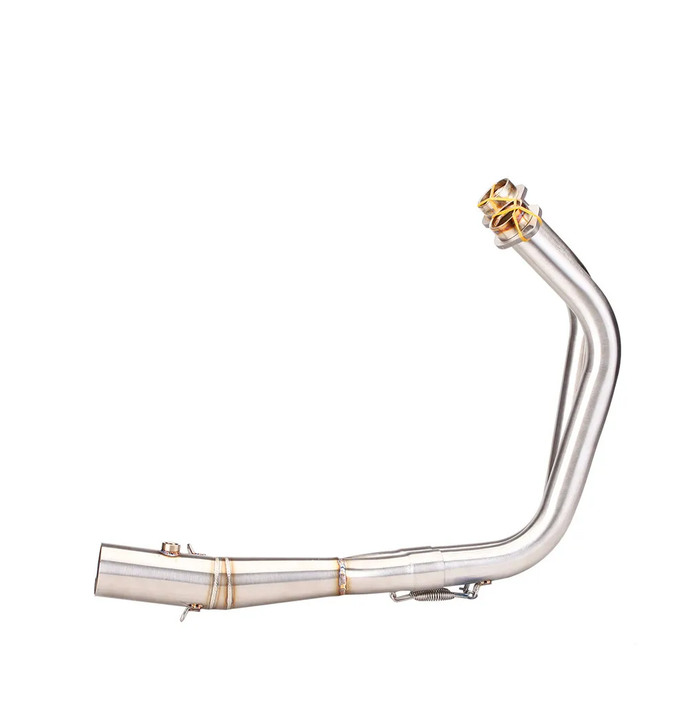 نظام كامل العادم رأس الأنابيب الخمار نصائح لياماها MT-07 YZF R7 2014-2024 أنظمة العادم أنابيب العادم