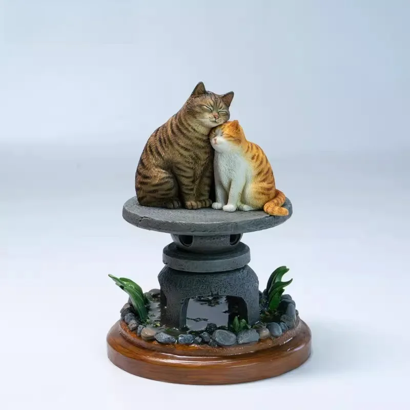

Pre-sale 1/6 Scale Cats Resting Among Handmade Ornaments Animal Model Exquisite Handicrafts Desktop Decorations Gifts