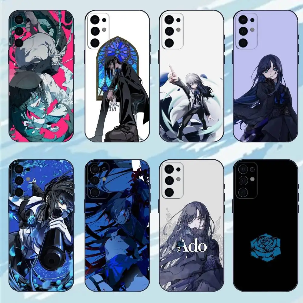 

A-Ado K-Kyogen X Uta-a Phone Case For Samsung S25,S24,S23,S22,S21,S20,Plus,lite Soft Black Shell