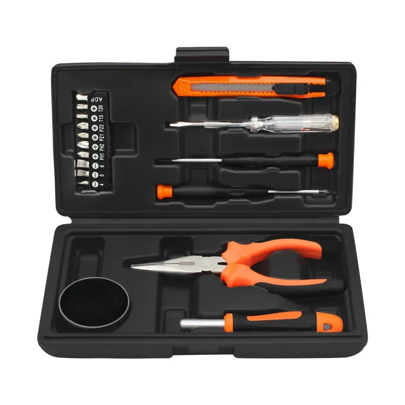 

18pcs Household Combination Repair Hand Tool Set With Case Pliers Precision Screwdriver Home Using Tools