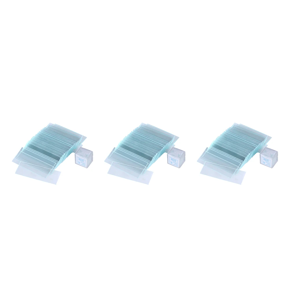 

450Pcs Microscope Accessories Optical Glass Slides Blank Covers Pre-Cleaned Transparent for Lab and Education