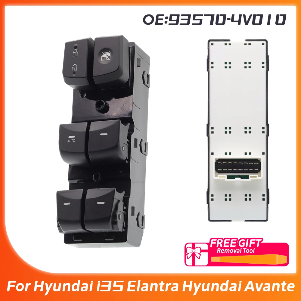 93570-4V010 Power Window Control Switch Button For Hyundai i35 Elantra Hyundai Avante 2012 - 2016 16 Pins