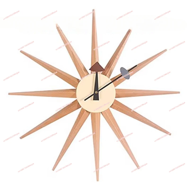 Classic clock designer decorates wall clock living room creative sun clock