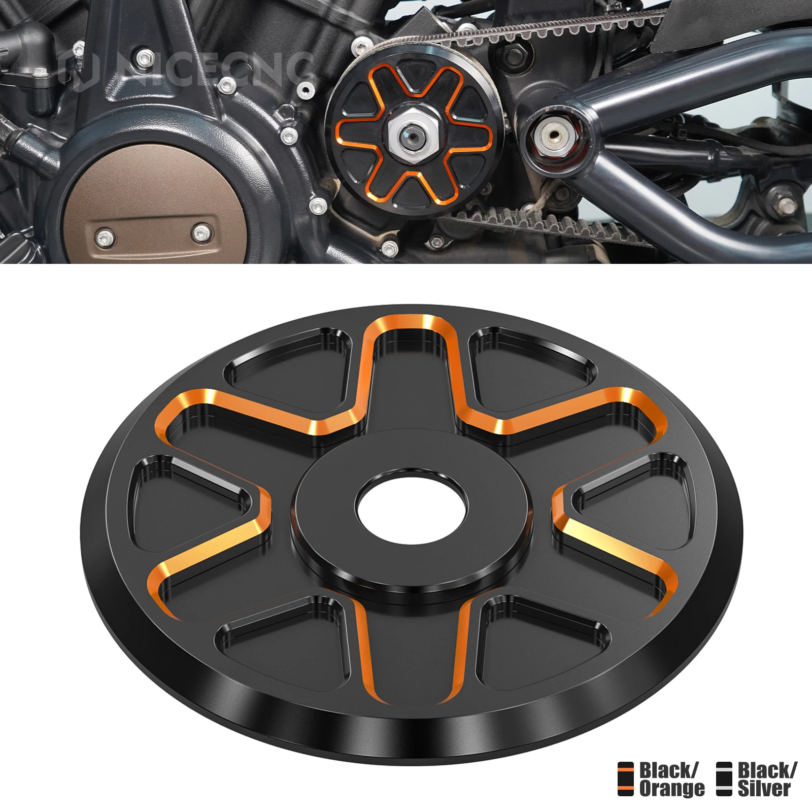 

Крышка шкива передней звездочки мотоцикла для Harley Sportster S RH1250S 21-24 Nightster RH975 22-24 Nightster Special RH975S 23-24