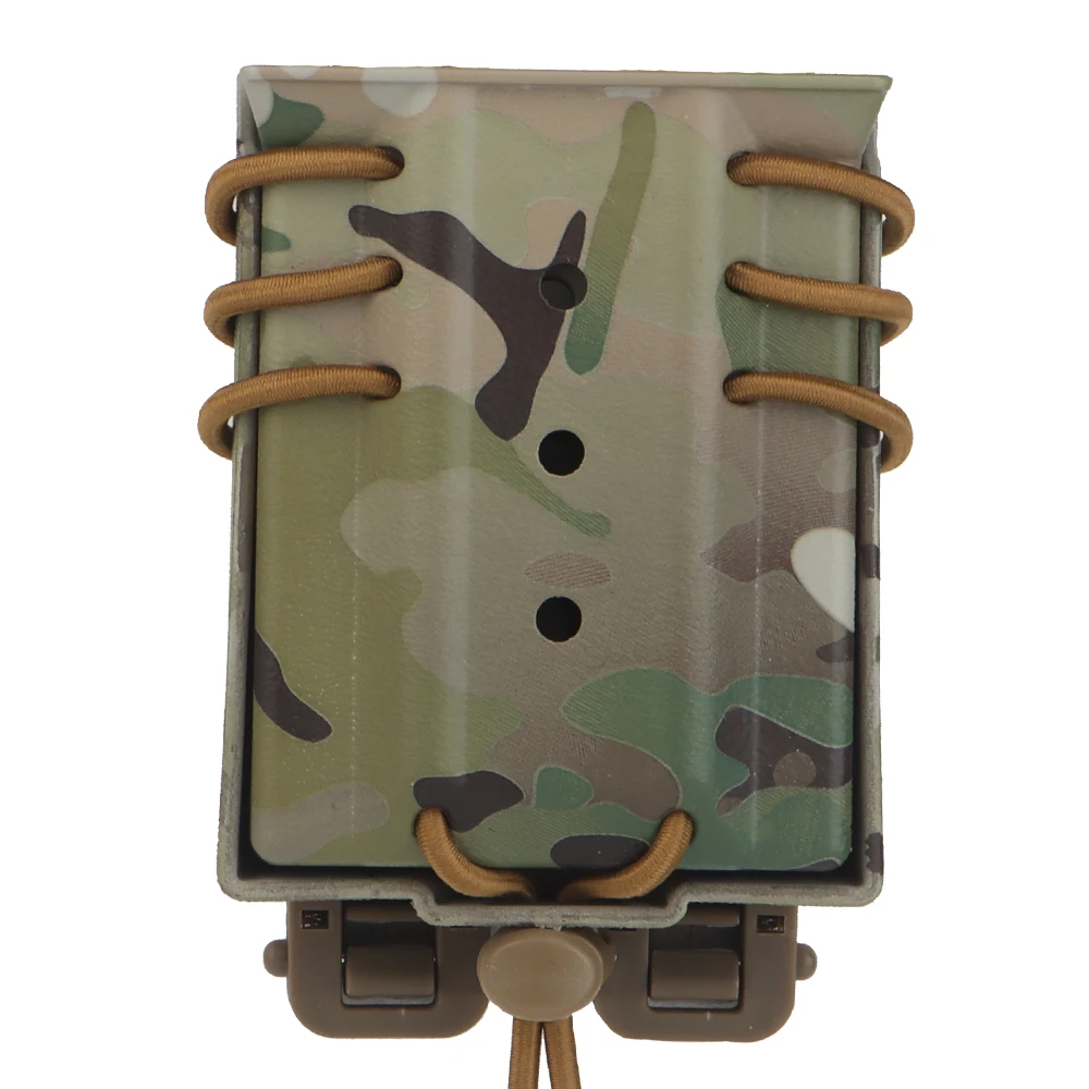 Tactical 5.56 Magazine Pouch Hard Shell Urban Assault M4 Quick Pull Mag Case MOLLE System Mount Hunting Shooting Airsoft Gear