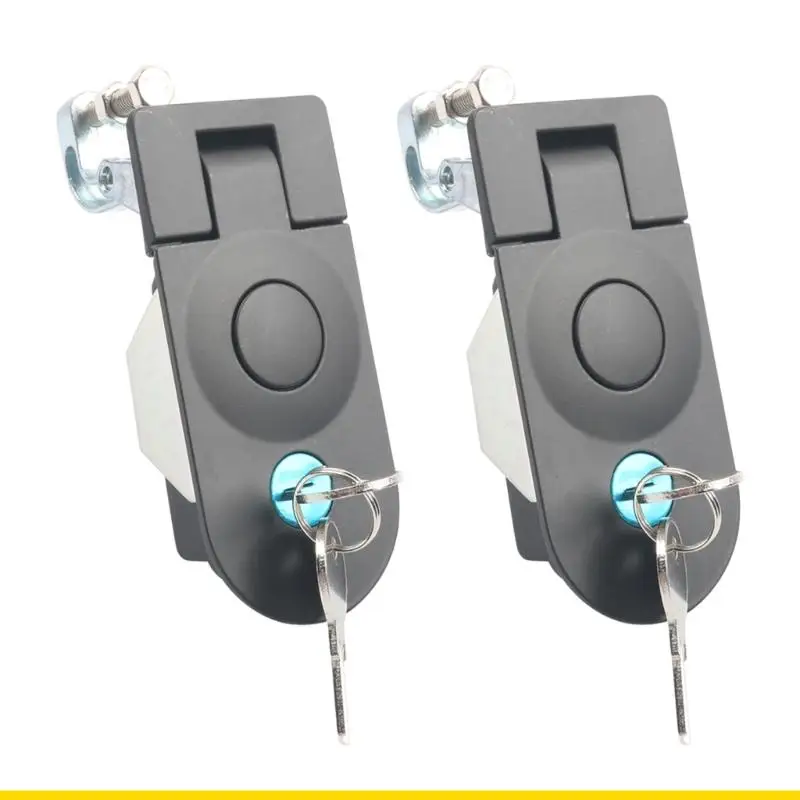 SZCH Flush Access Door Push Button Lock with Cylinder and Adjustable Metal Bracket for Storage Door Repair Work