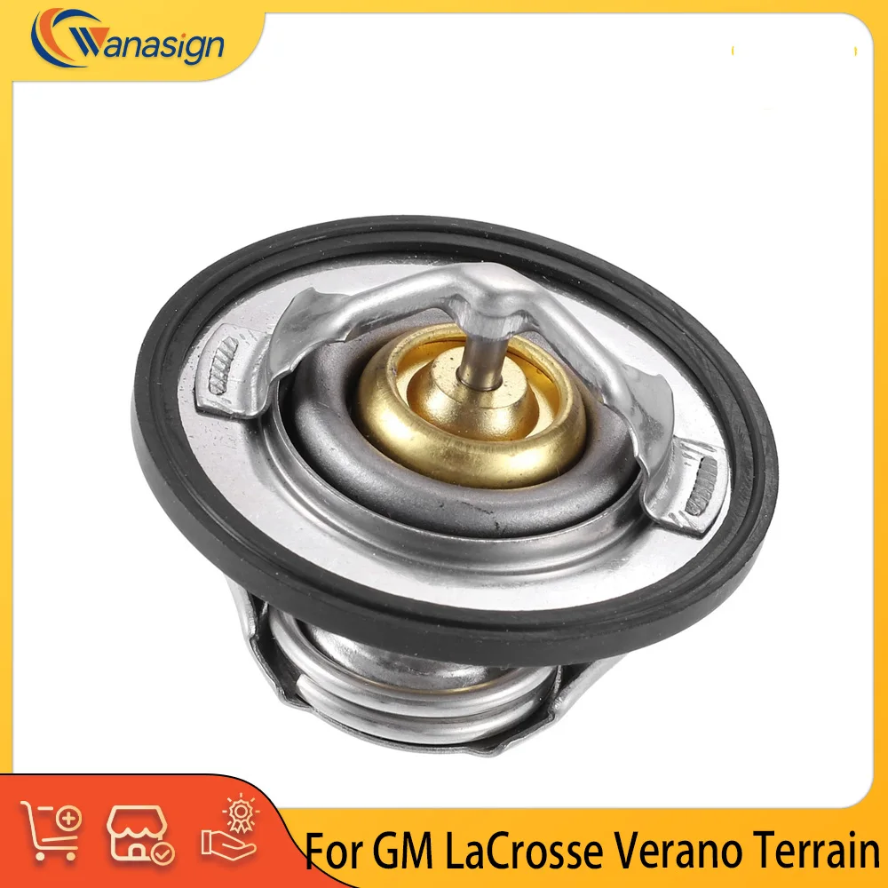 Engine Parts Coolant Thermostat Fit 2.4 L L4 Gas For GM LaCrosse Verano Terrain 2.4L 12622410
