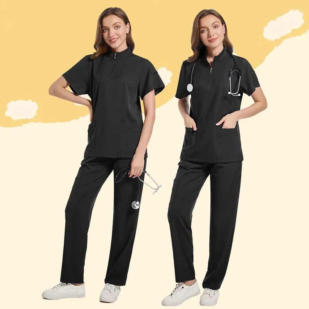 Commercio all'ingrosso sala operatoria uniforme medica scrub ospedale lavoro scrub Set forniture mediche infermiera chirurgia dentale tuta abbigliamento da lavoro