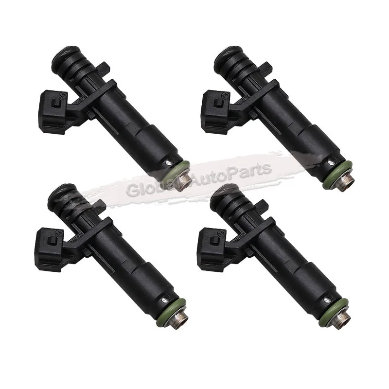 Inyector de combustible para coche, 4 piezas, 25194429, 25186566, 025186566, apto para Chevrolet Spark Classic Beat 2018, 2019, 2020