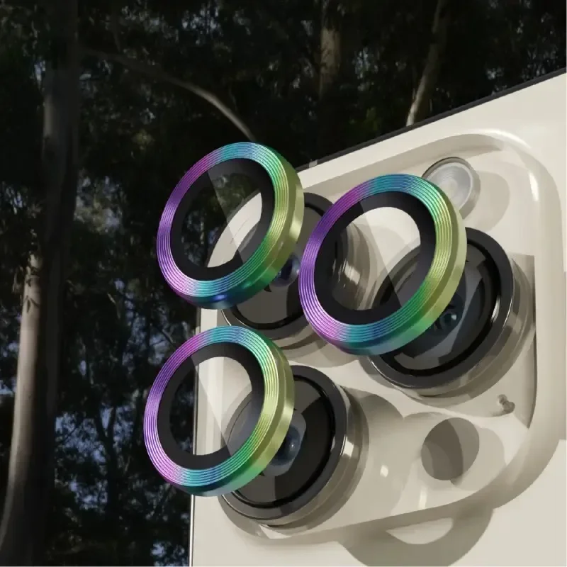 2-3Pcs 3D Camera Lens Protector For IPhone 15 16 17 Pro Max IPhone 14Plus 15 Plus 12 13 Mini Tempered Glass Protection Cover