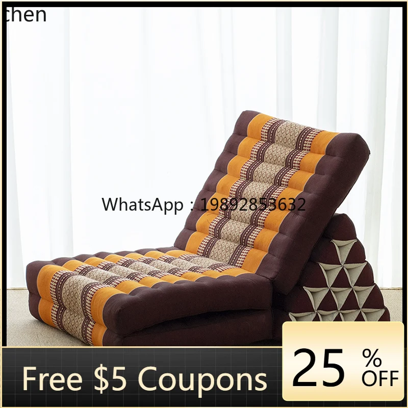 

W1 triangular cushion seat cushion backrest integrated folding tatami bay window table lazy chair