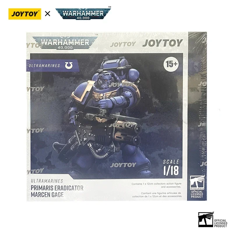 JOYTOY 1/18 Action Figure 40K Primaris Eradicator Marcen Gage Anime Coleção Modelo Militar