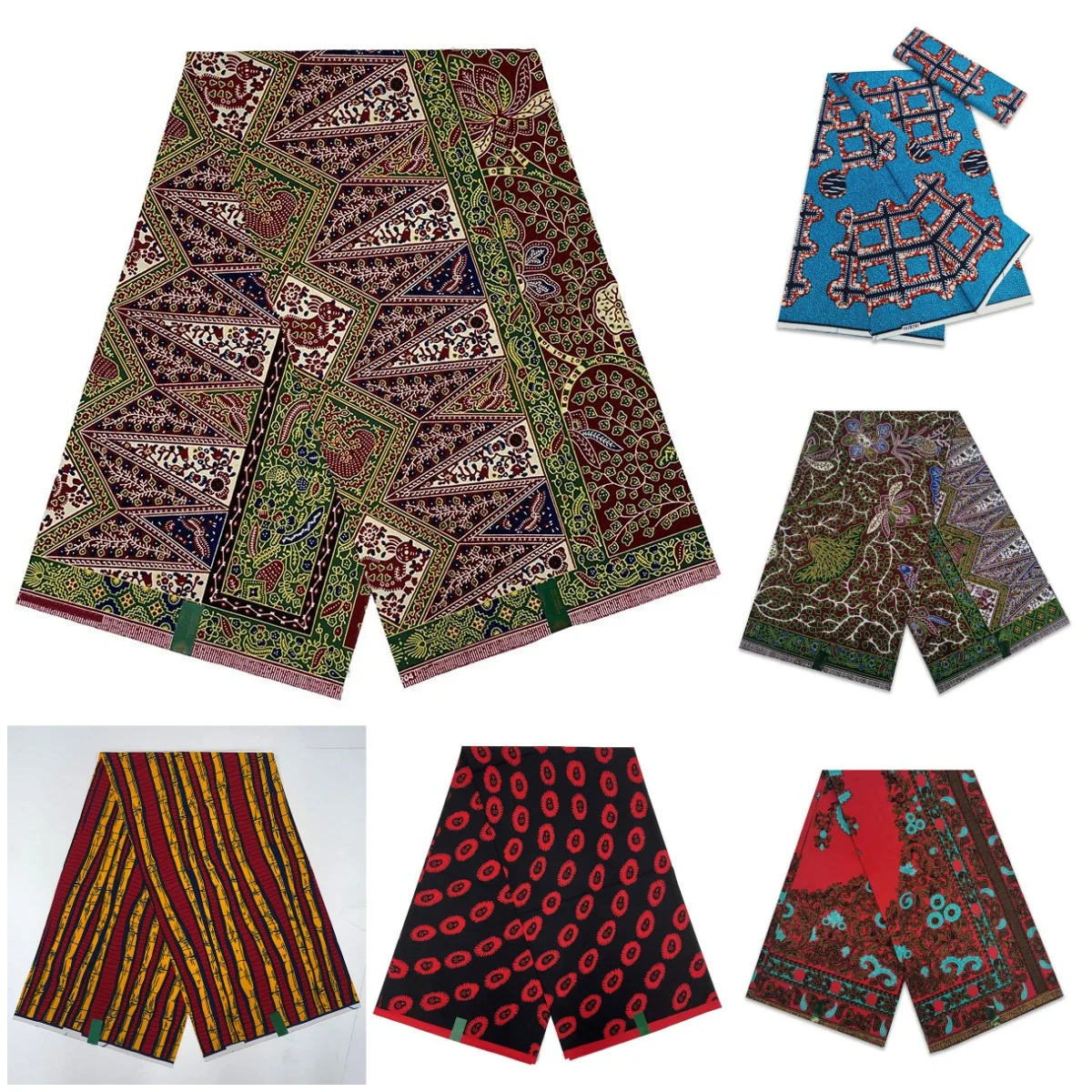 

High Quality African Batik Prints Fabric Hollandais Pagne Cloth Guaranteed 100% Cotton Original Dutch Loincloth For Women Dress