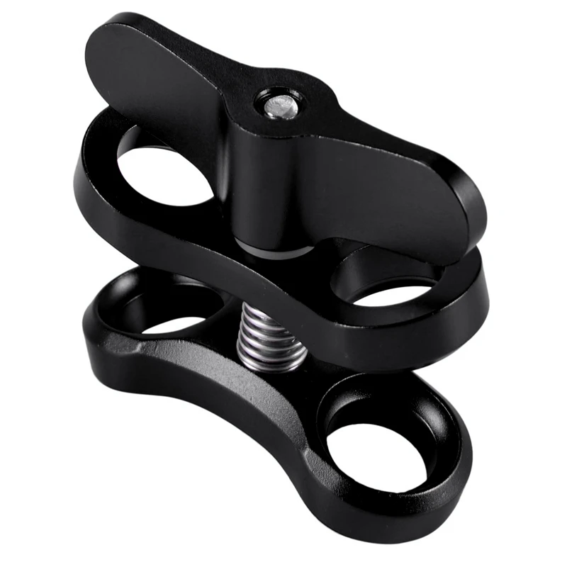 Tauch lichter Ball Schmetterlings clip für Gopro Held mit zwei Hand Tauch griff Tablett Griff halterung Erweiterungs halterung