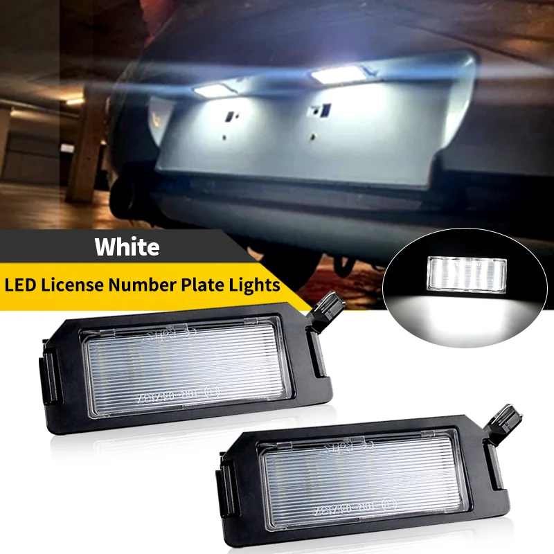 

2PCS For Hyundai i10 I20 Veloster FS XG30 Terracan HP Coupe GK Kia Rio III UB Picanto TA Soul AM LED Canbus License Plate Lamp