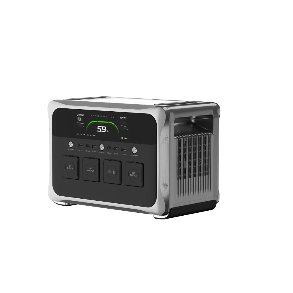 تخصيص متعددة الوظائف سعة كبيرة في الهواء الطلق Lifepo4 بطارية 220 فولت مولد 1800 واط شاحن بالطاقة الشمسية محطة طاقة التخييم #2