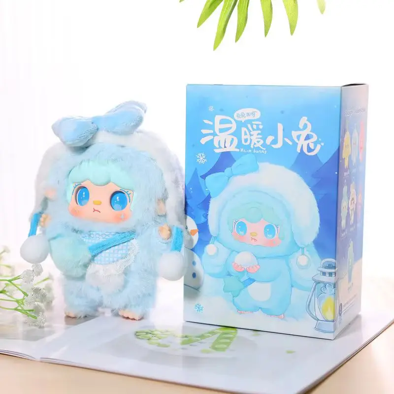 Yooki V3 Seria Ciepłe Króliczki Pluszowe Figurki Niespodzianki Królik Pluszowy Zawieszka do Torby Dekoracja Brelok TrendymToys Mystery Box Prezenty