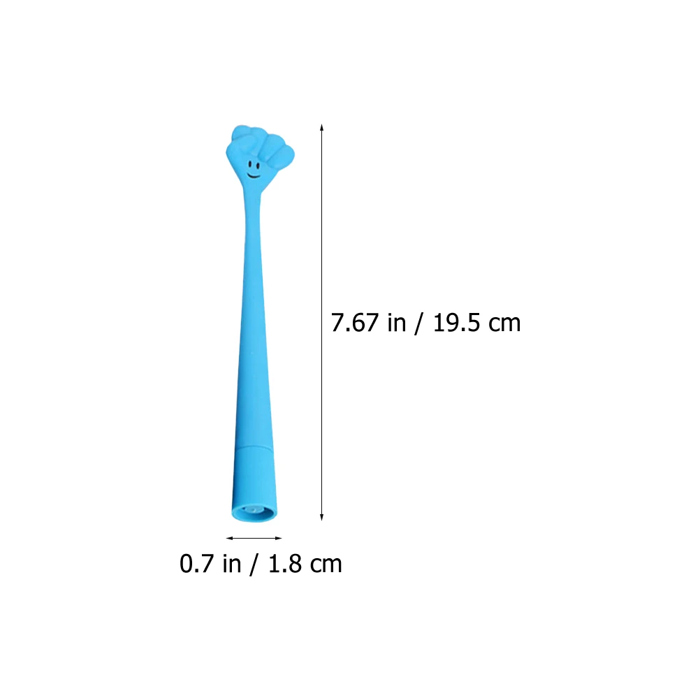

8pcs Cartoon Face Funny Ballpoint Pens Flexible Silicone Student Writing Pens Smooth Ink For Kids School Stationery (Mixed