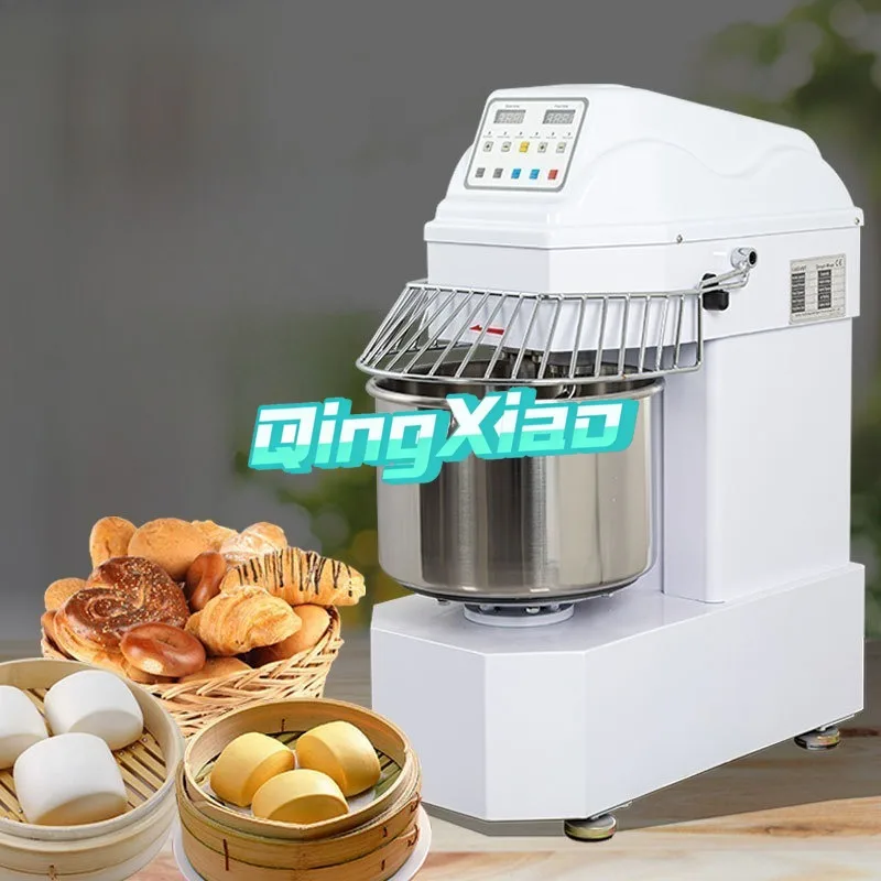 Commercial Egg Mixing Machine Dough Kneader Stainless Steel Two-Speed Mixer  Breakfast Shop Canteen CE Certified High Efficiency