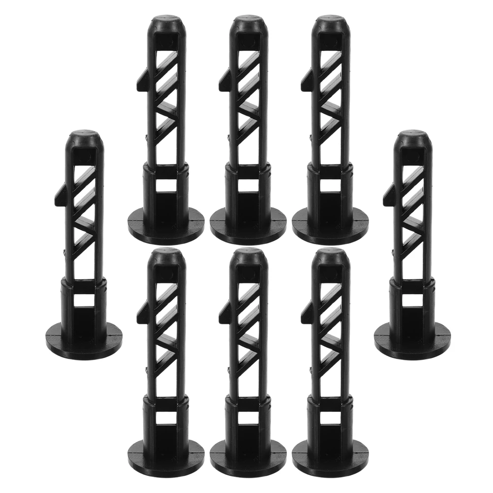 

8 Pcs Trash Can Latch Clips Component Wheelie Bin Lid Hinge Pins Plastic Garbage Equipment Parts Stable Versatile Home