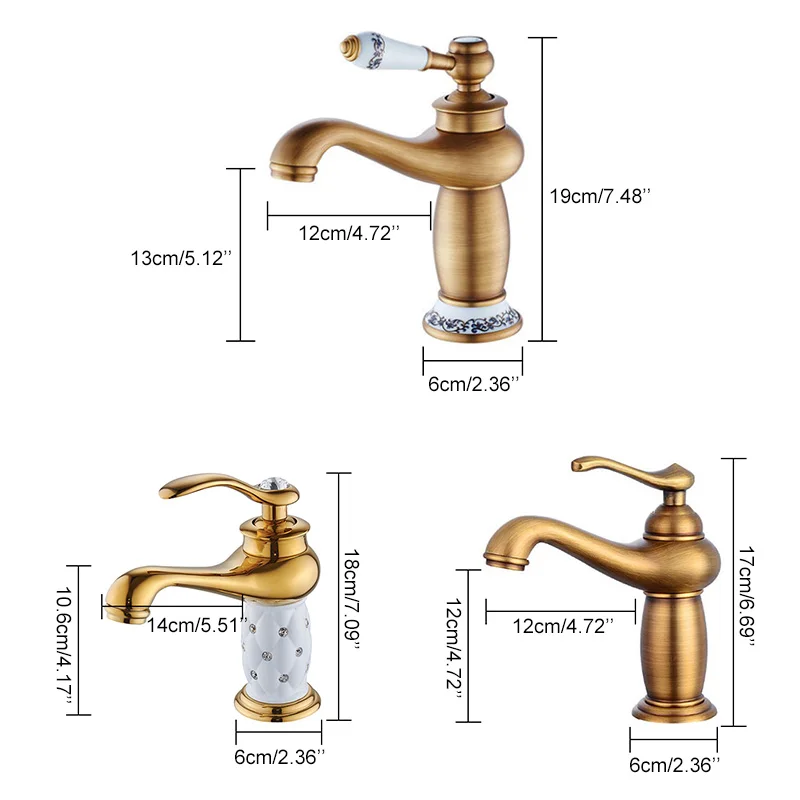 MOLI Bathroom Sink Faucet Gold Basin Single handle Faucets Diamond Water Mixer Crane Hot Cold Chrome Bath Brass Mixer Tap ML201