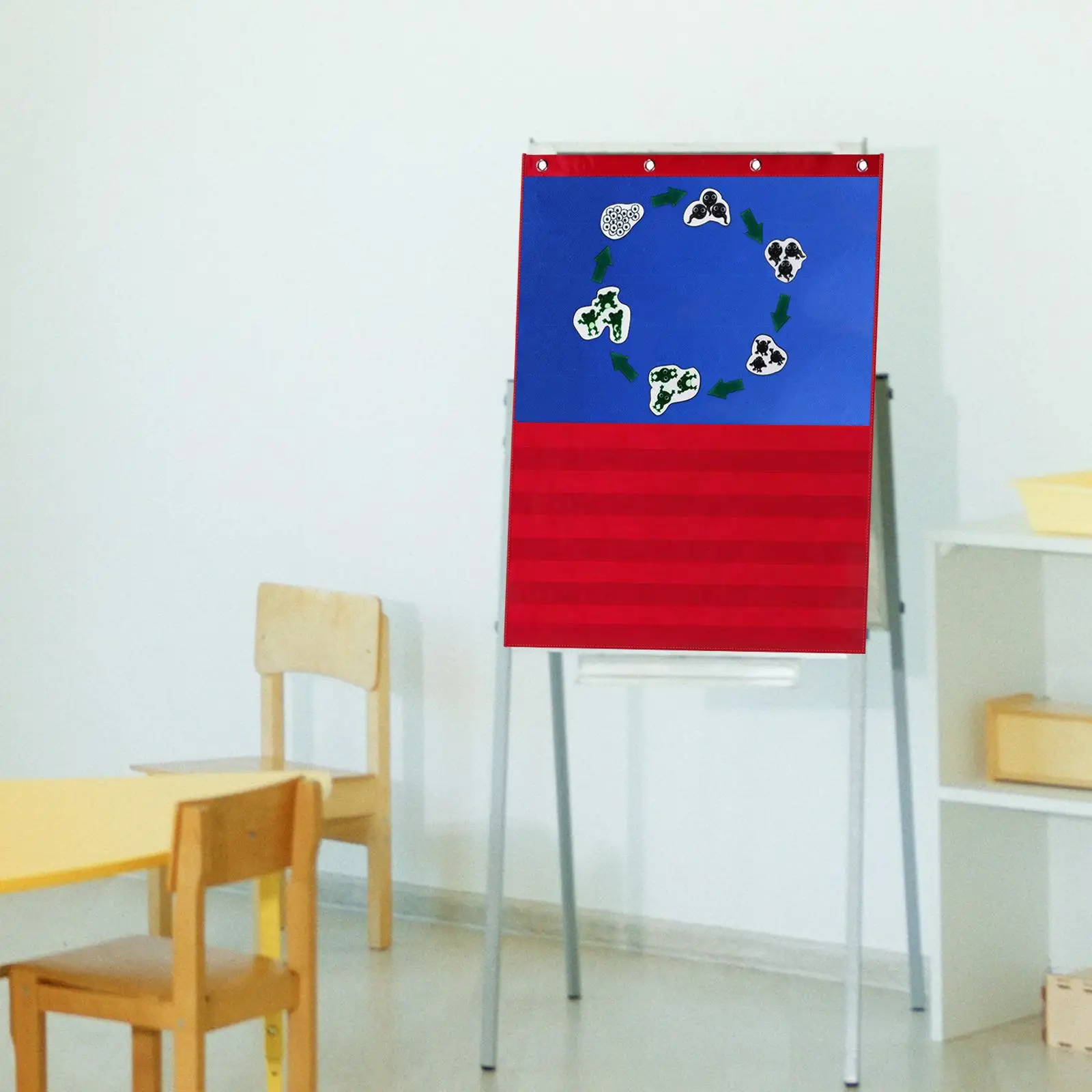 子供のためのポケットチャート,フェルトストーリー,教育,壁またはドアの吊り下げ,幼稚園の庭