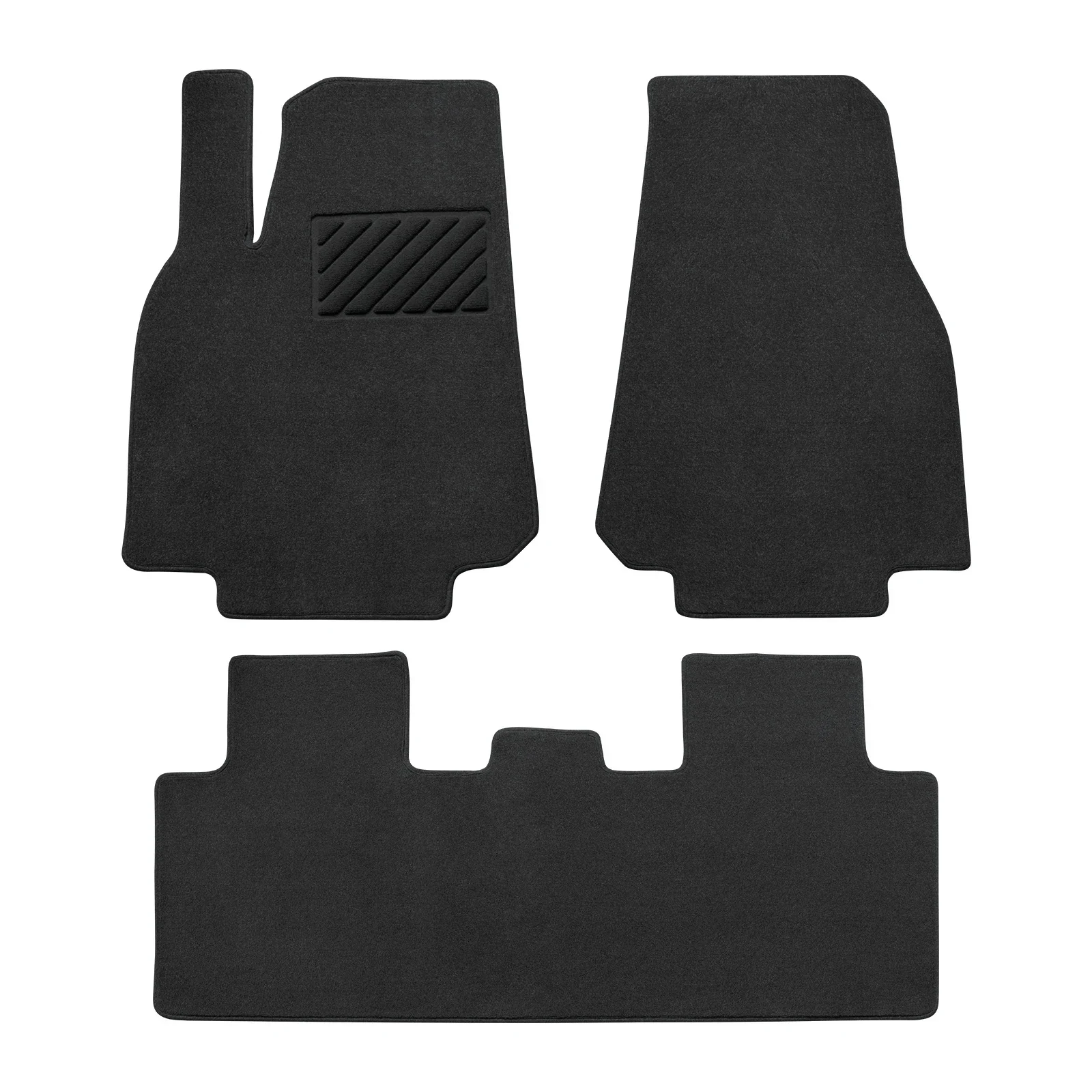 

Luxury Car Floor Mats Model Y All Weather 2021-2024 Carpet Cover Front Rear Trunk Mat Set For Tesla 2024 Left-Hand Drive
