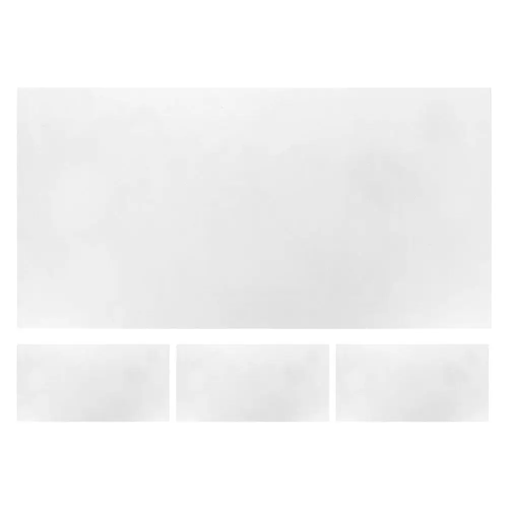 4Pcs Whiteboard Wallpaper Sticker Electrostatic Adhesion Dry Erase Board for Wall Door Office School Creative Writing