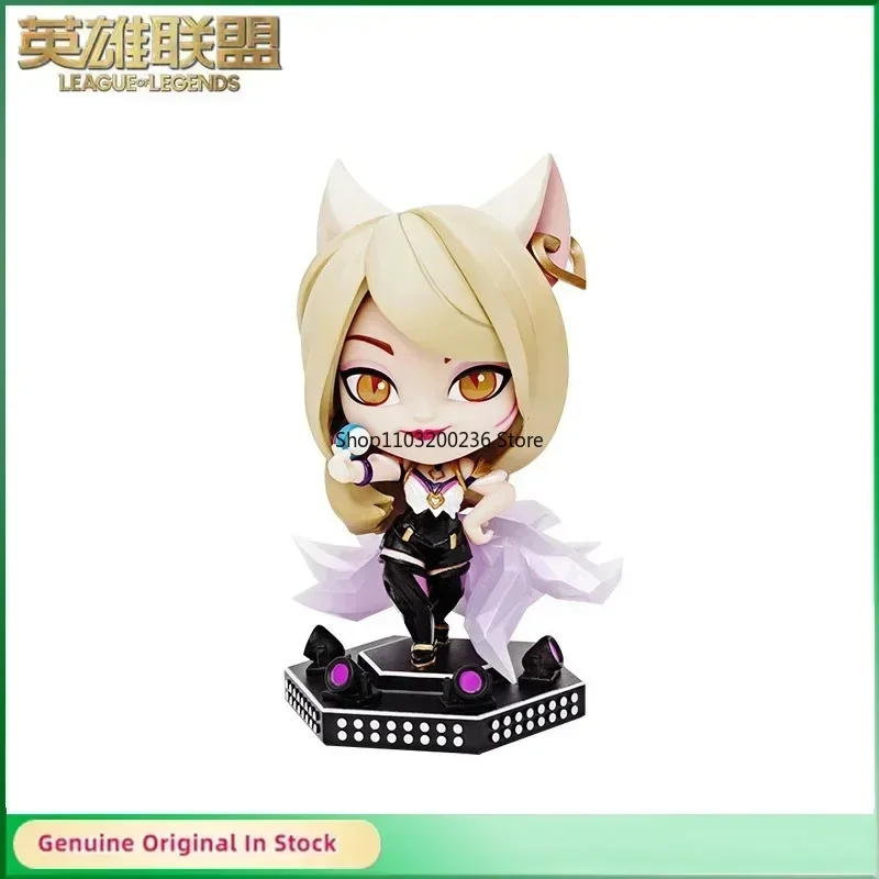 

Original LOL League of Legends KDA Ahri/the Nine-Tailed Fox Q Version Game Statues Action Figures Collectible Model Toys Gift