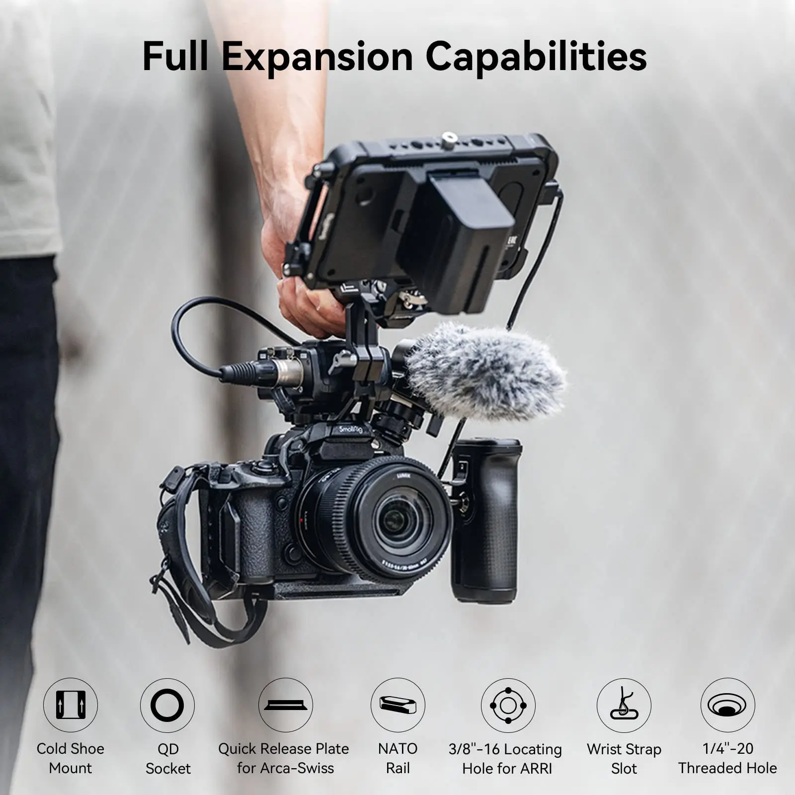 SmallRig「ブラックマンバ」ケージ＆キット（パナソニックLUMIX S5 II 
